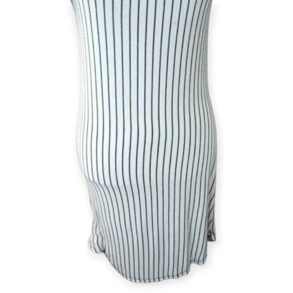 ACTIVE USA BLACK & WHITE STRIPE DRESS SZ.S EUC. - Picture 3 of 8